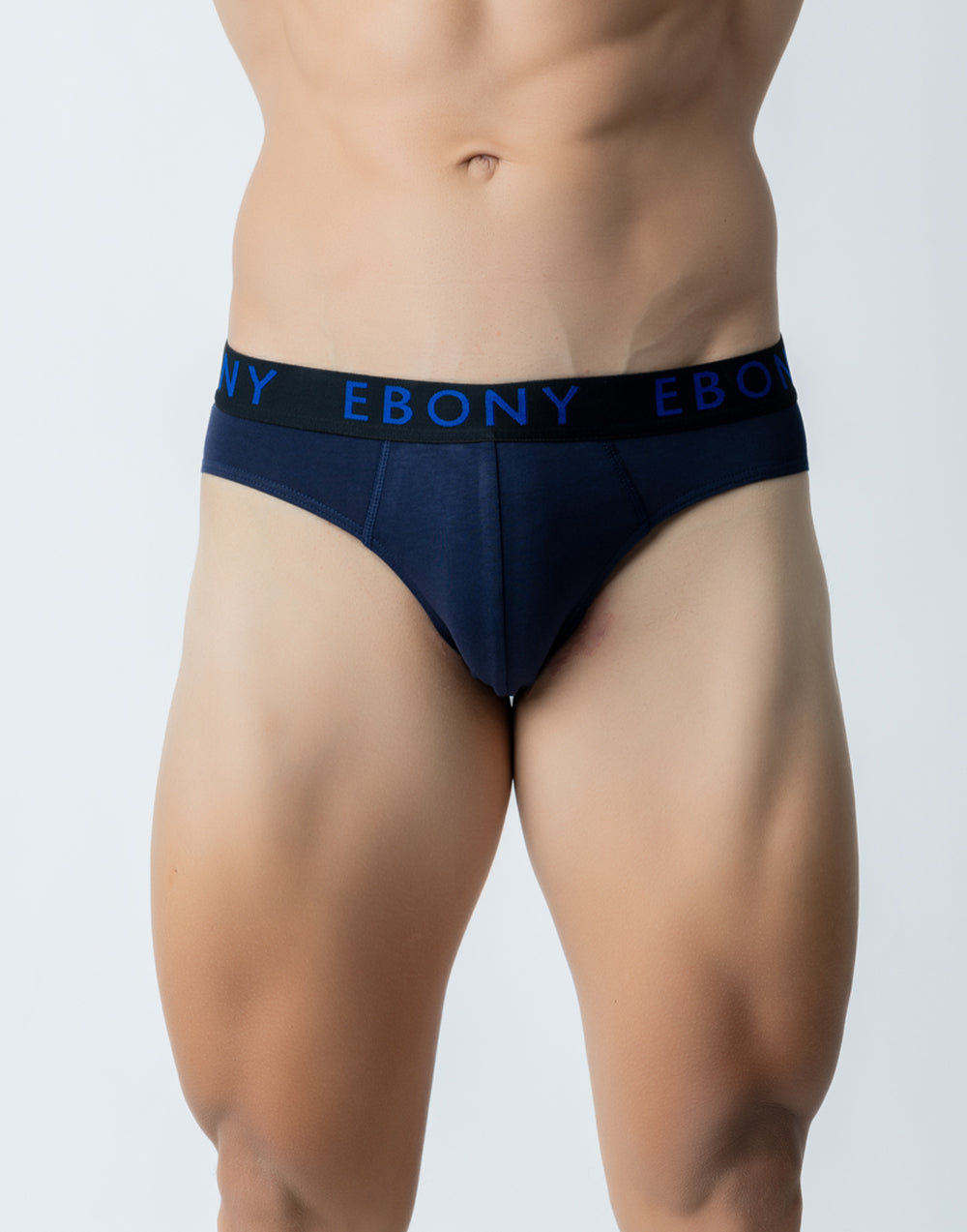 Ebony Men’s Basic Inner Briefs – 2 Pack (Colours Selected at Random)