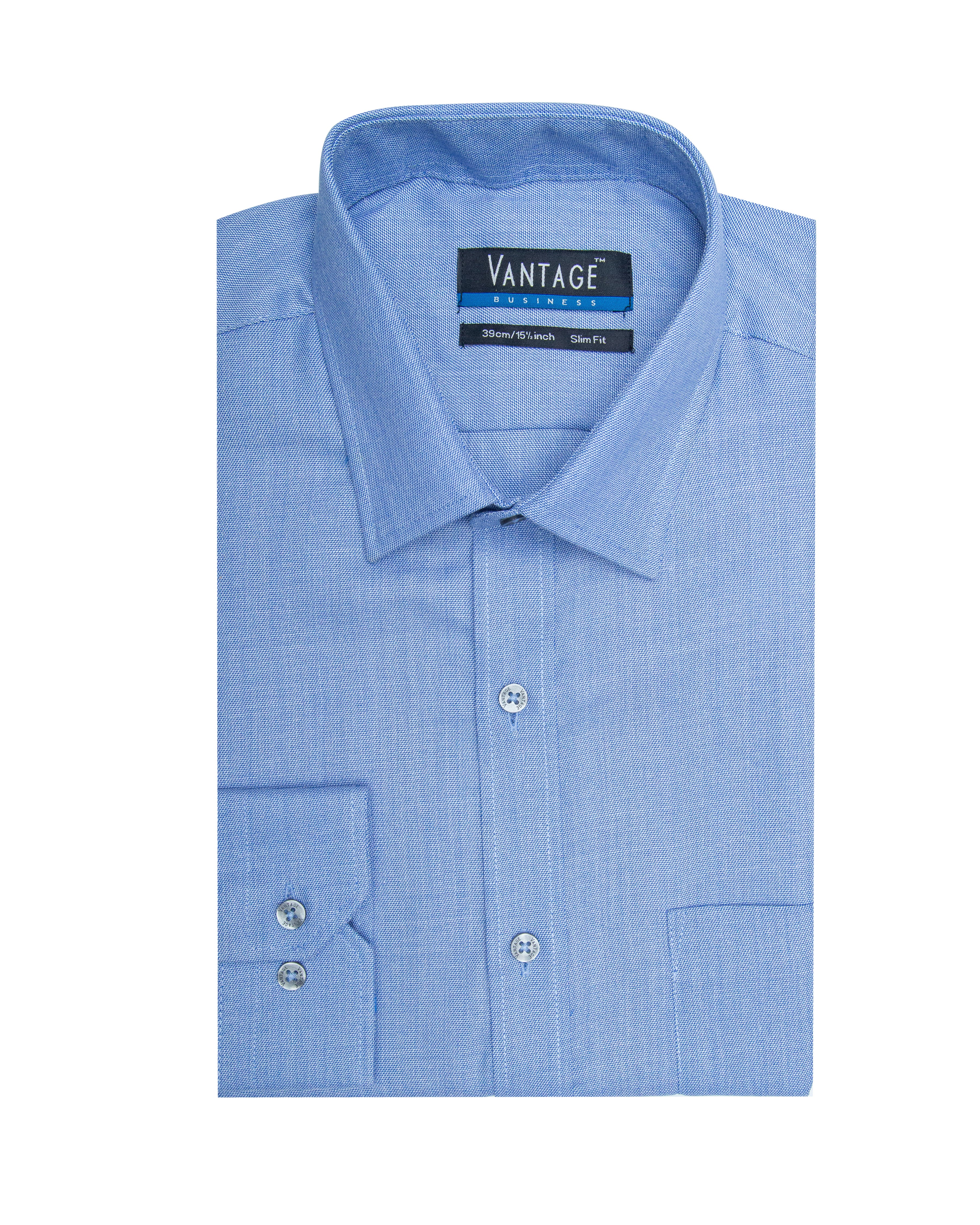 Vantage Business Slim Fit Long Sleeve Men's Shirt