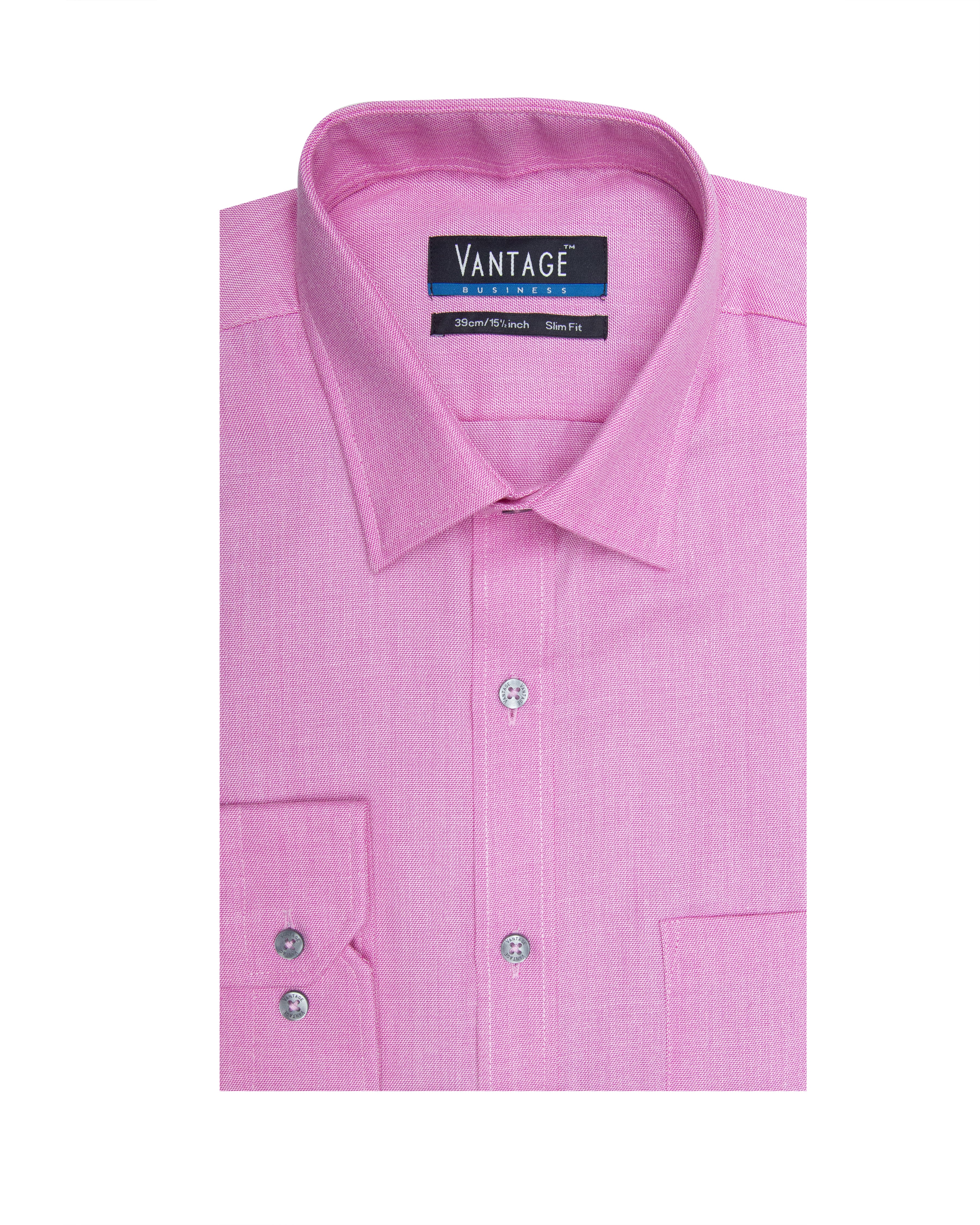 Vantage Business Slim Fit Long Sleeve Men's Shirt