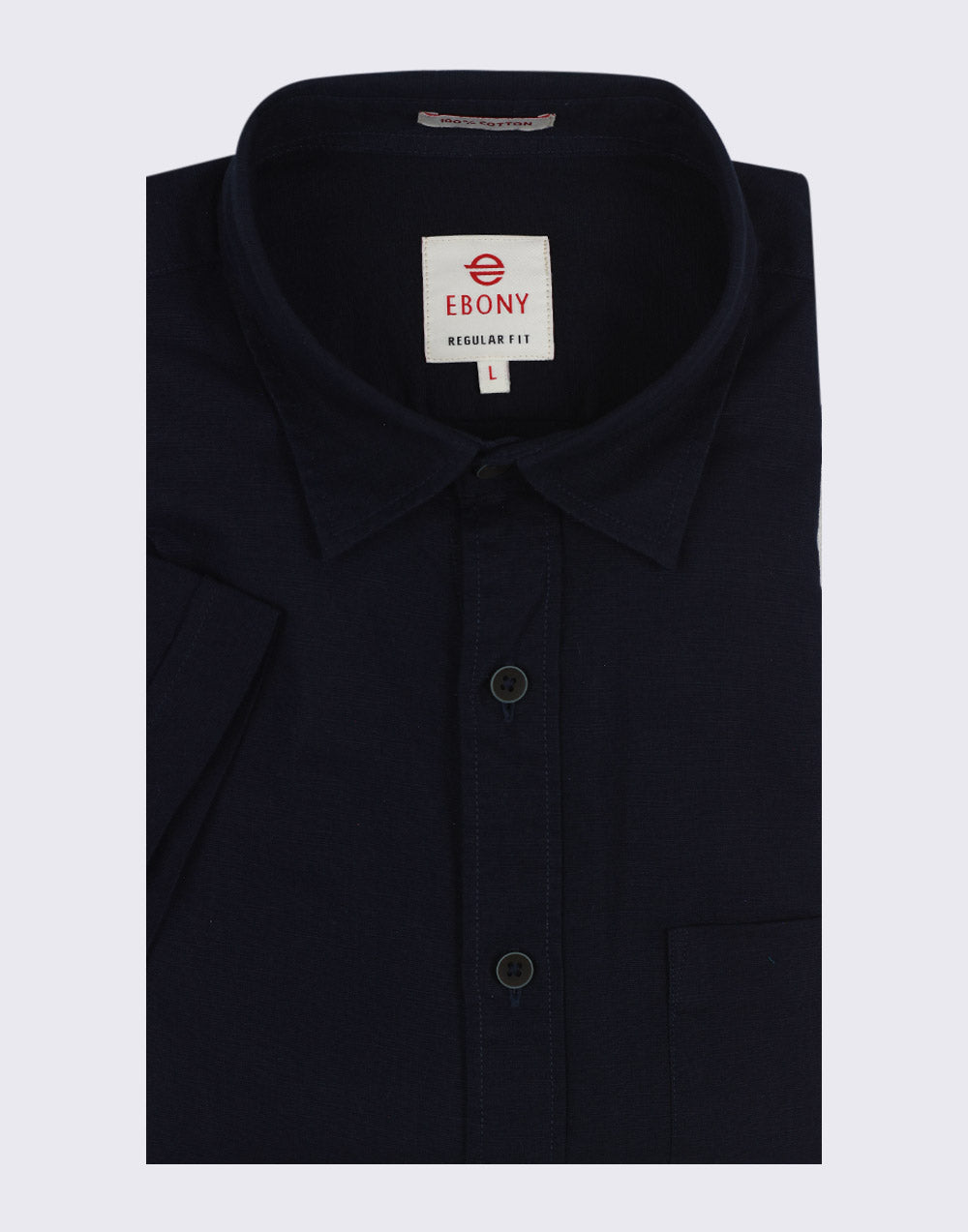 Ebony Casual Regular Fit Short Sleeve  Men’s Shirt