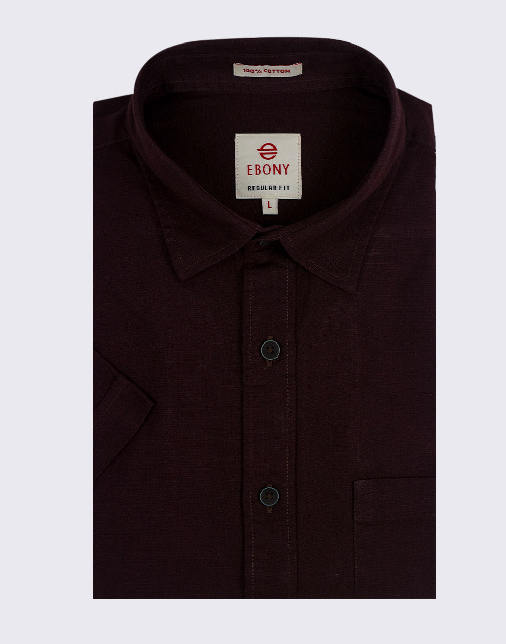 Ebony Casual Regular Fit Short Sleeve  Men’s Shirt