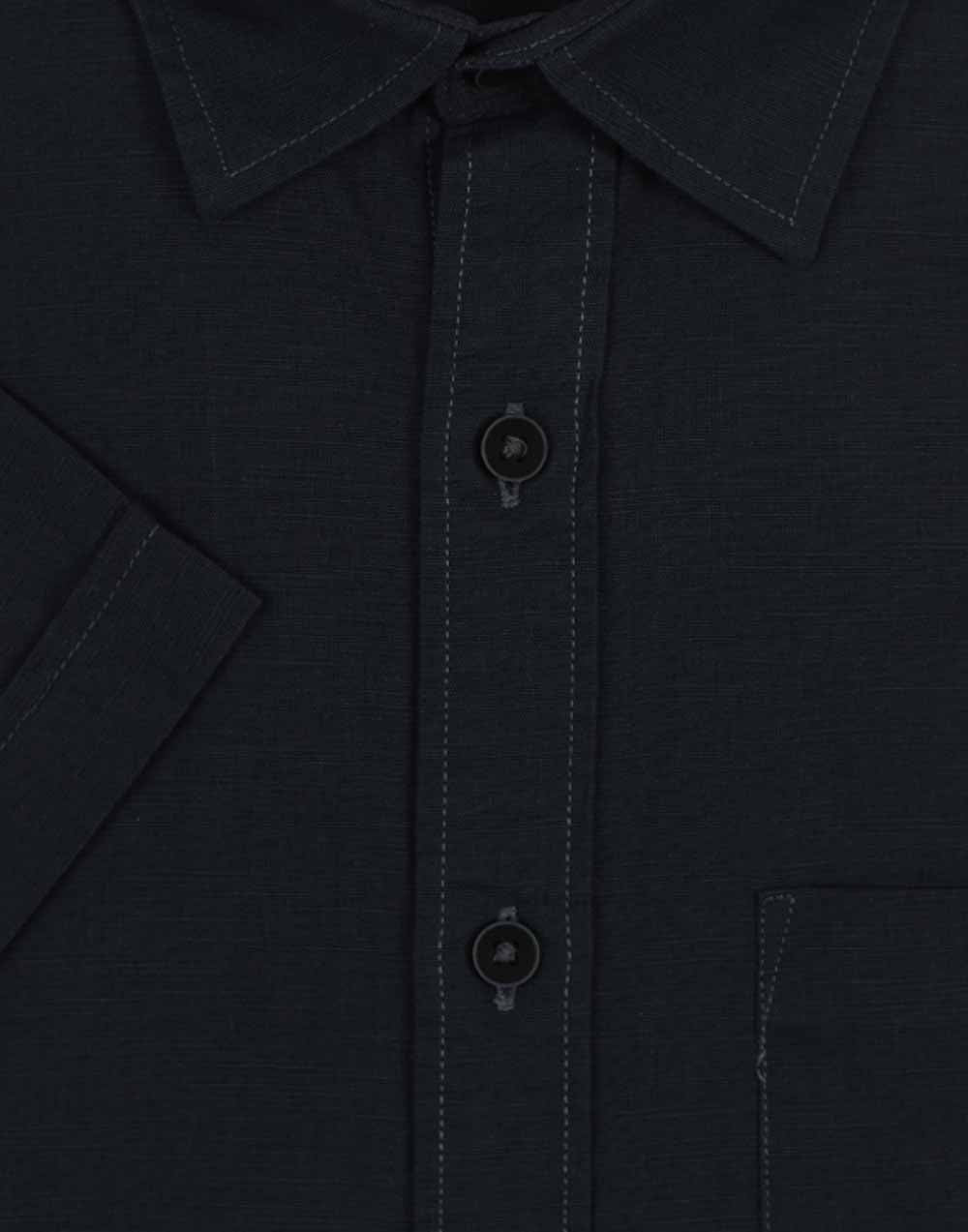Ebony Casual Regular Fit Short Sleeve  Men’s Shirt