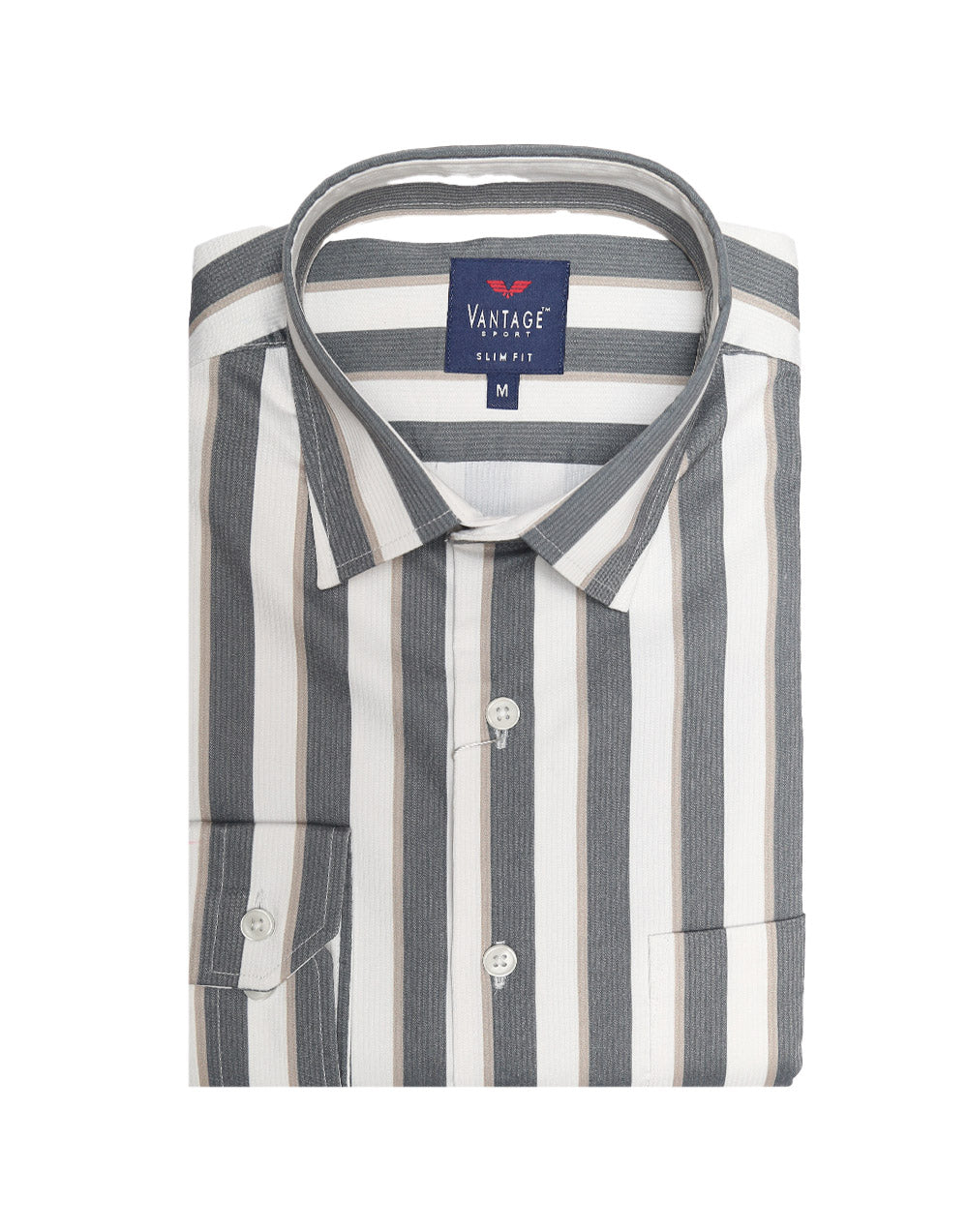 Vantage Sports Slim Fit Long Sleeve Mens Shirt