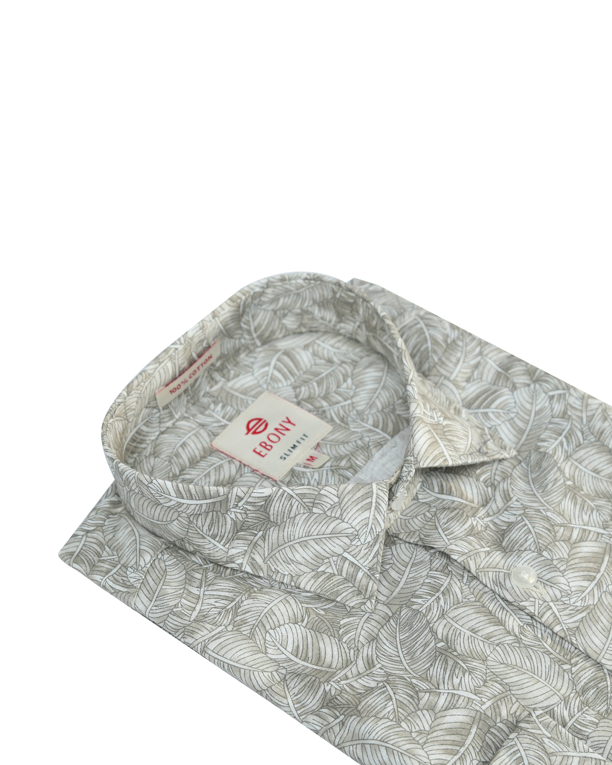 Ebony Casual Long Sleeve Slim Fit Mens Shirt