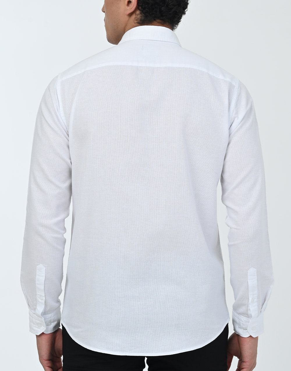 Vantage Sports SlimFit Long Sleeve 100% Cotton Dobby Mens Shirt