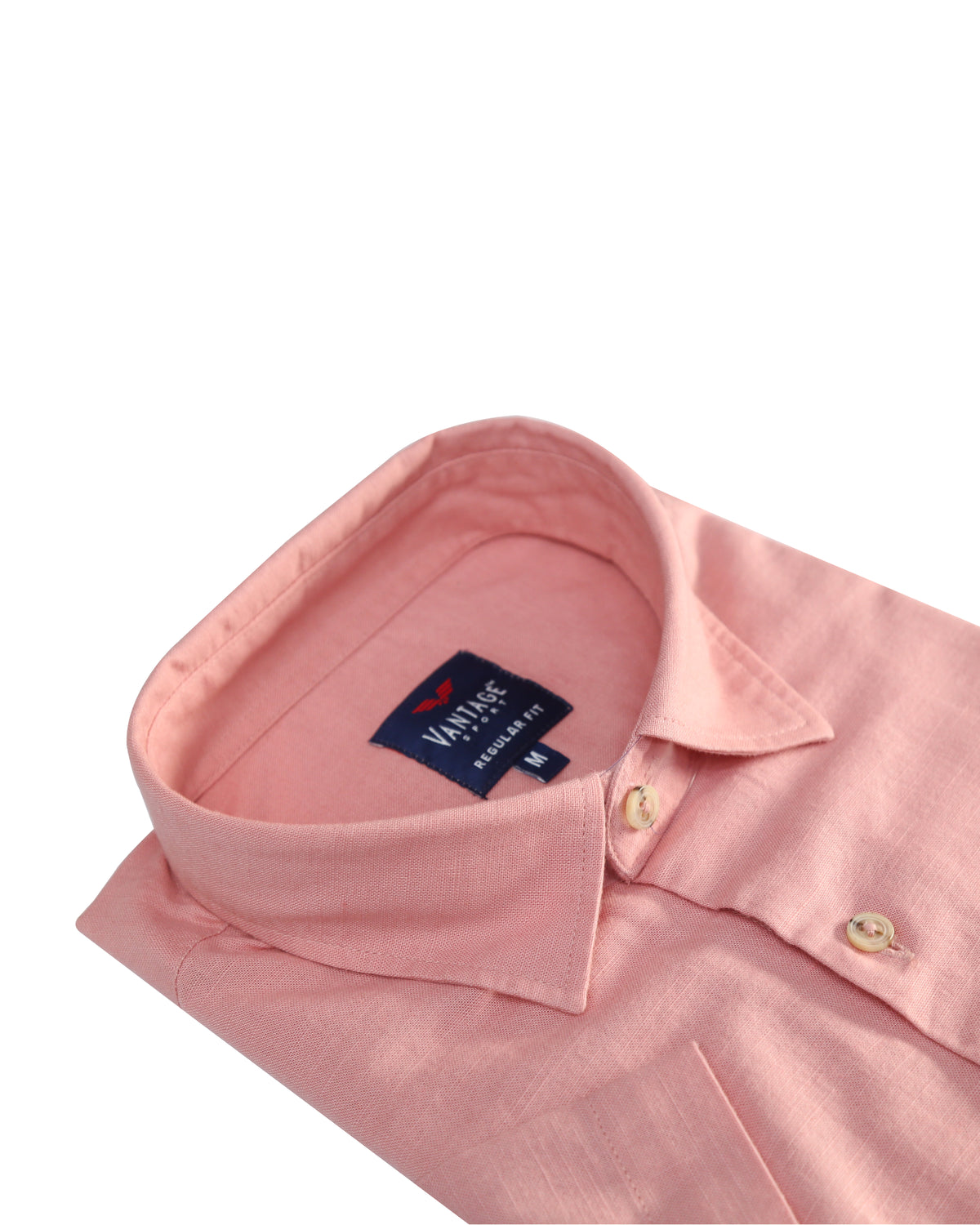 Vantage Sport Blended Linen Regular Fit Long Sleeve Men's Shirt