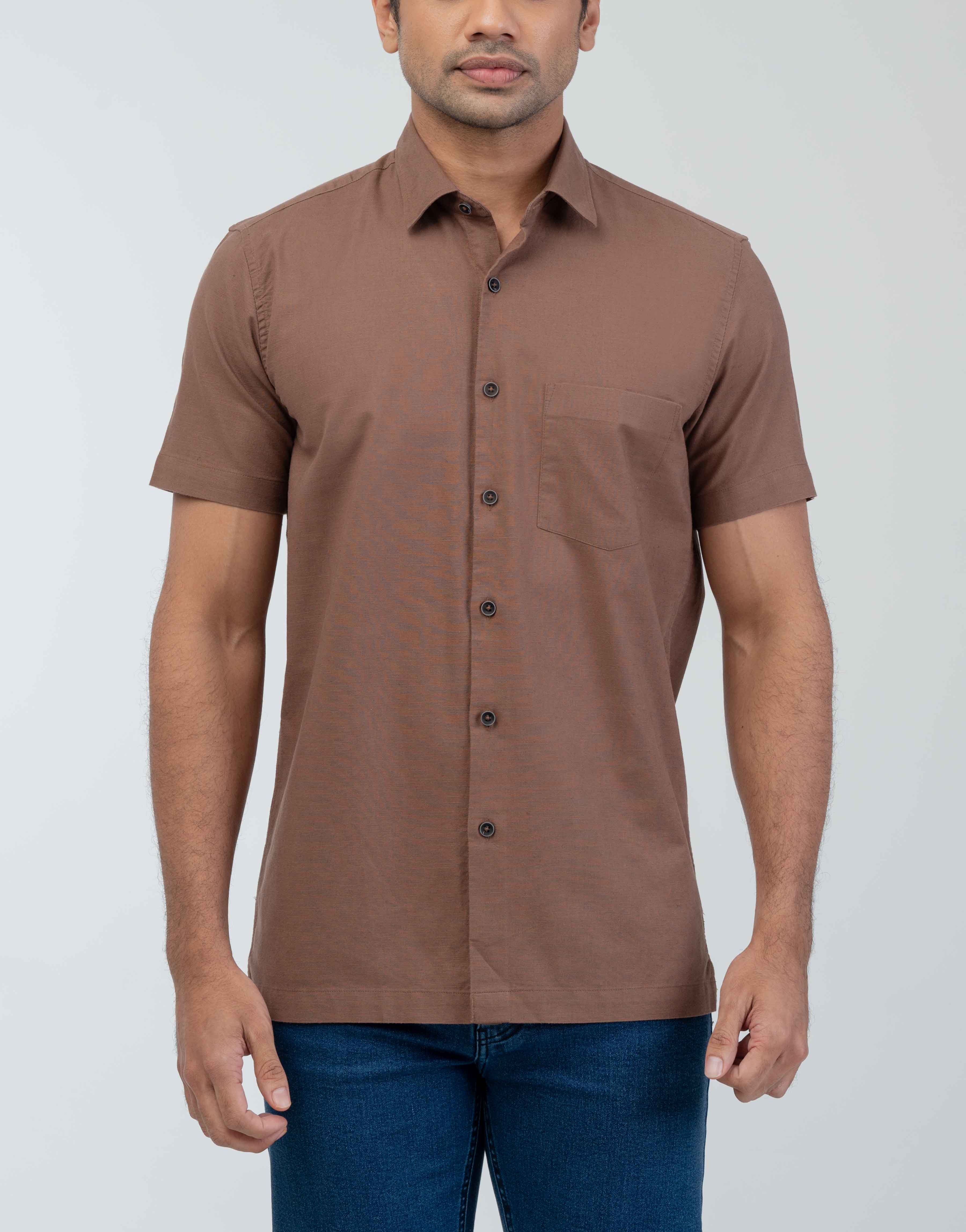 Vantage Sports Earth and Ease Regular Fit Short Sleeve Mens Shirt