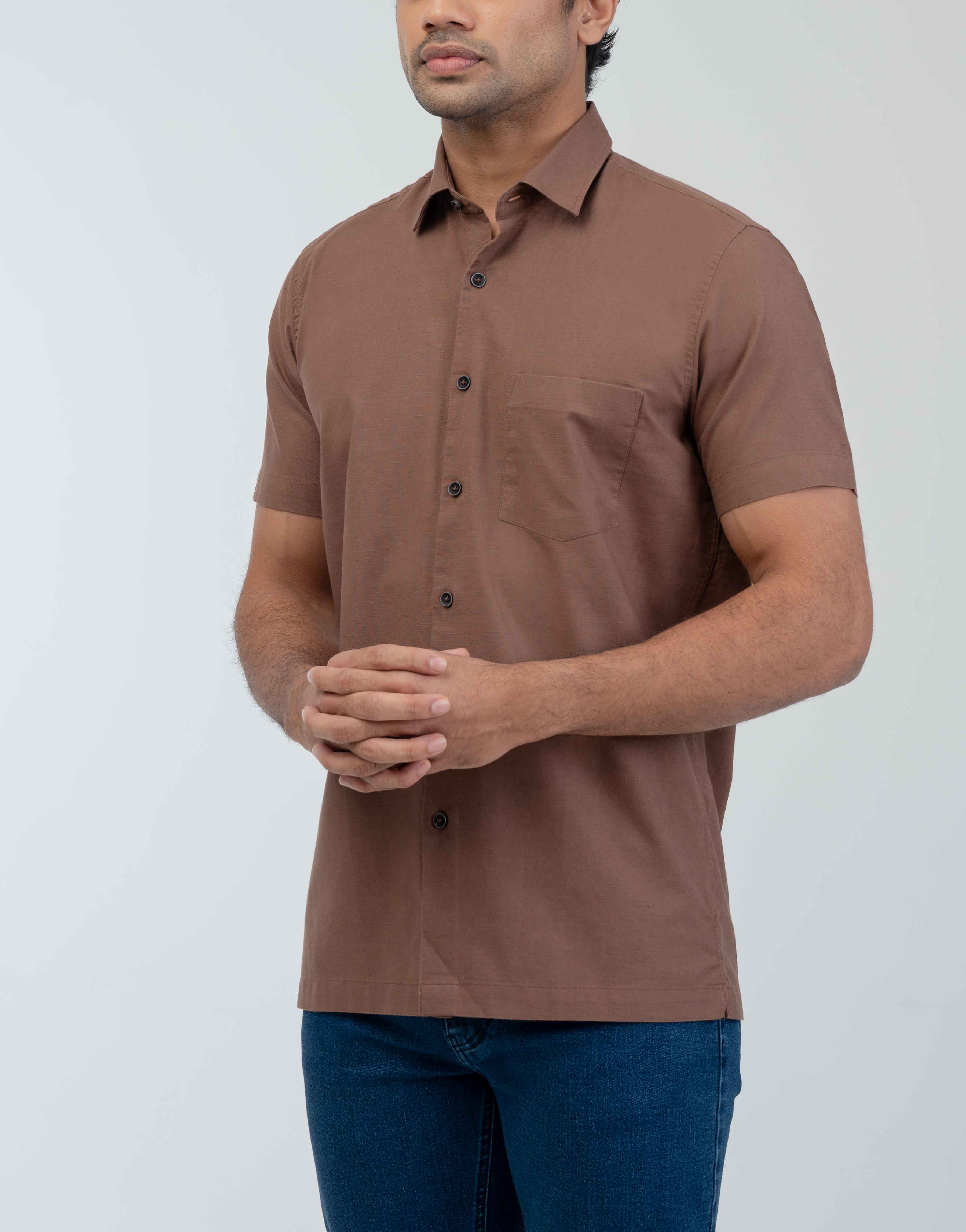 Vantage Sports Earth and Ease Regular Fit Short Sleeve Mens Shirt