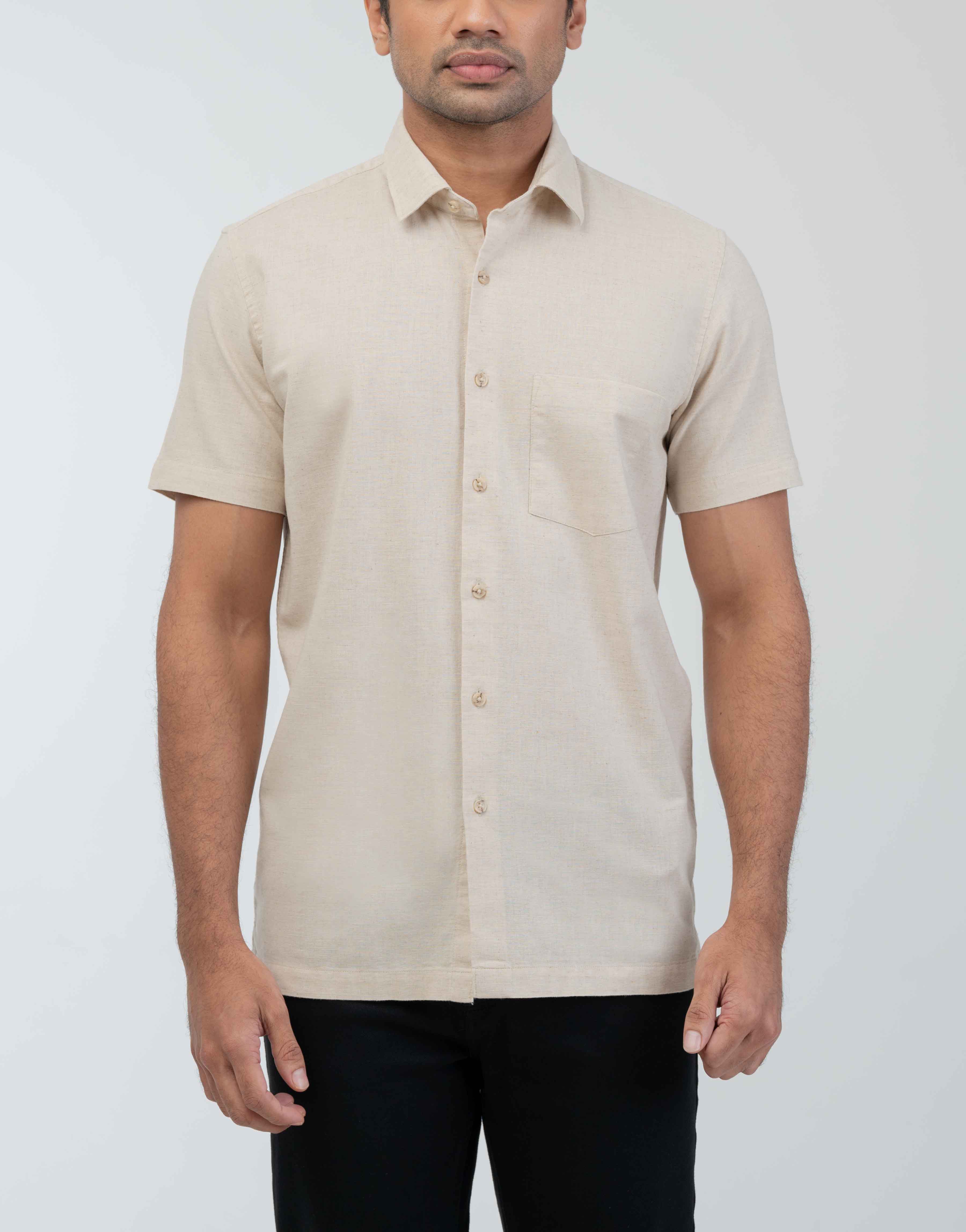 Vantage Sports Earth and Ease Regular Fit Short Sleeve Mens Shirt