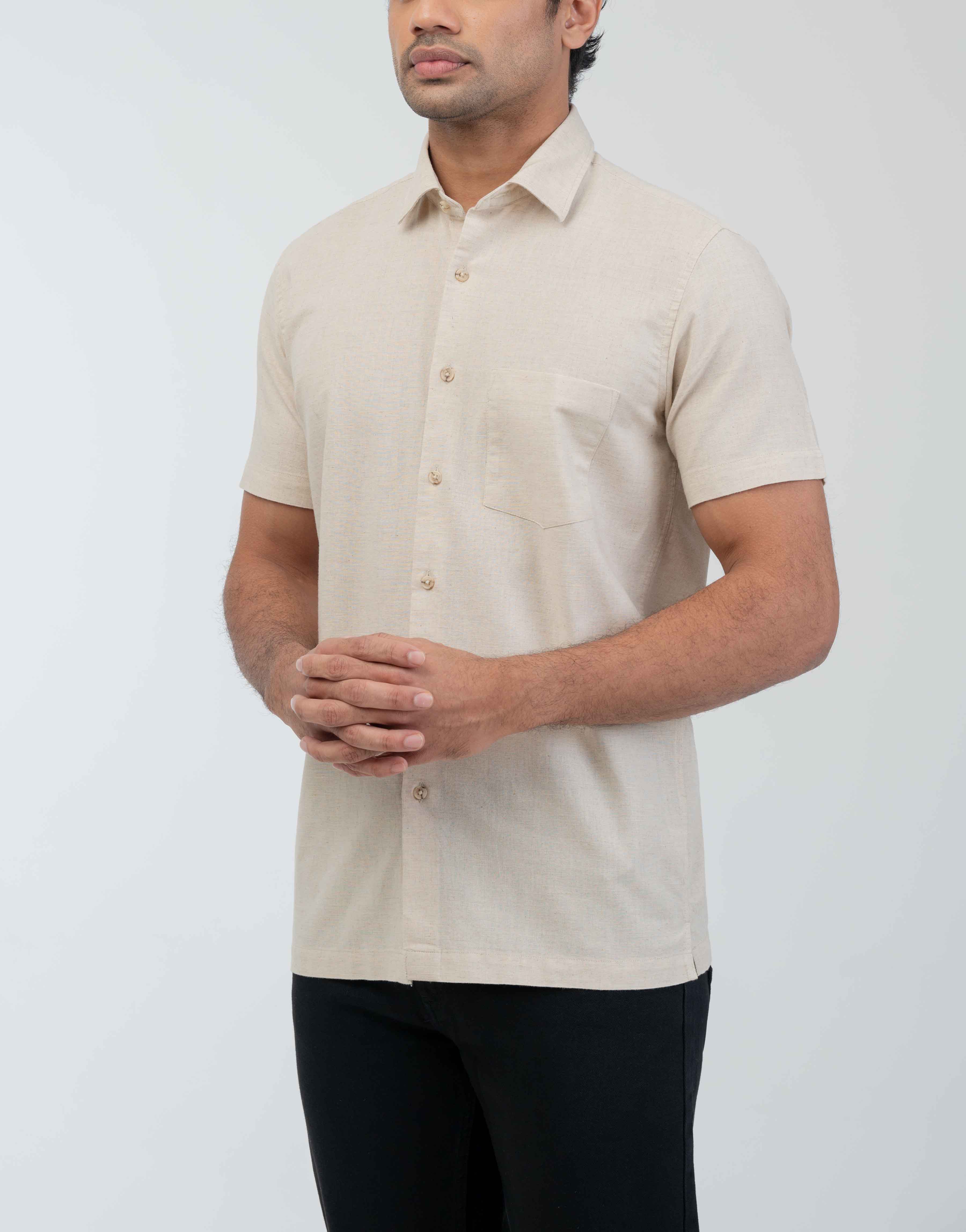 Vantage Sports Earth and Ease Regular Fit Short Sleeve Mens Shirt