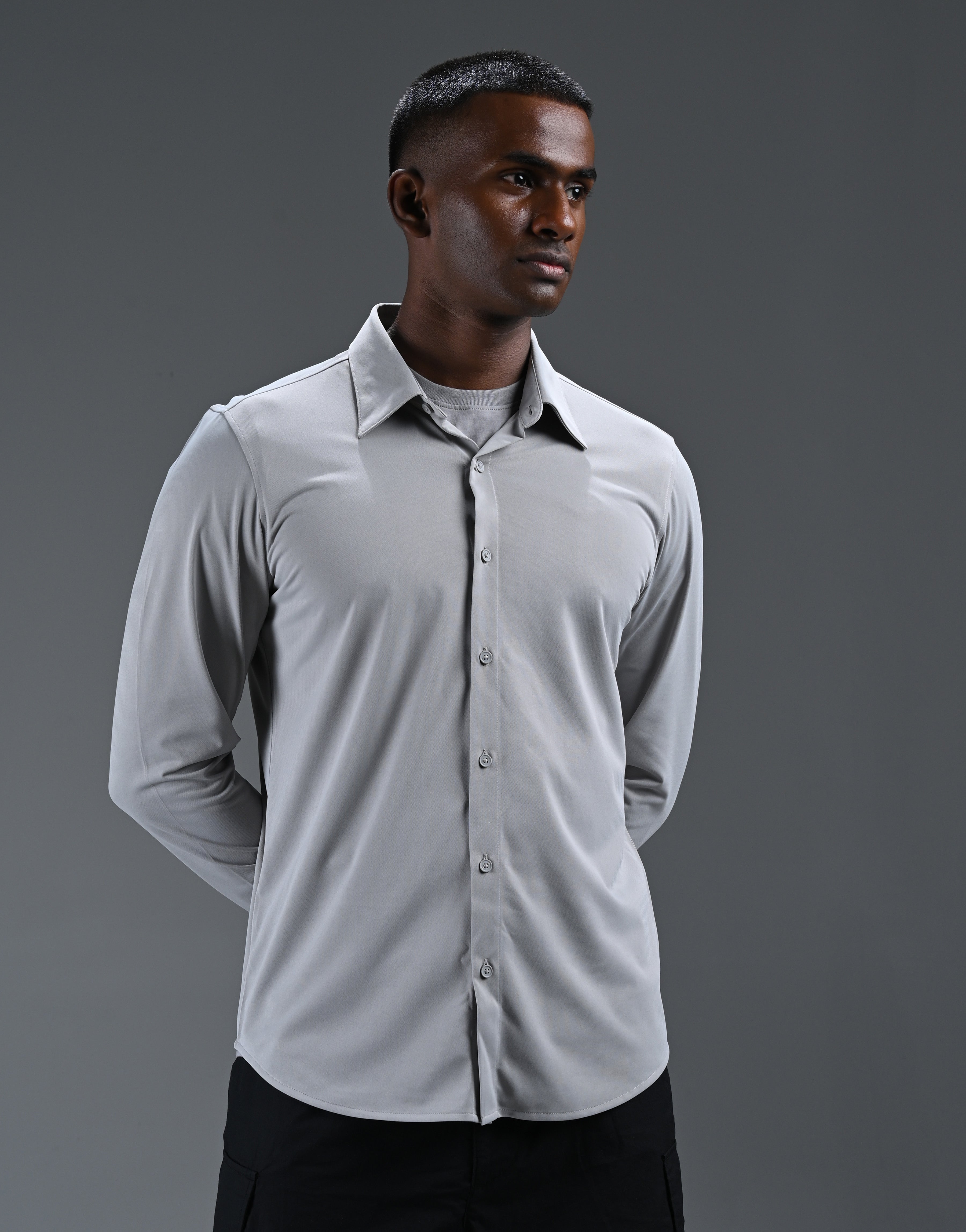 Vantage Tech Pro Slim Fit Long Sleeve Men’s Shirt
