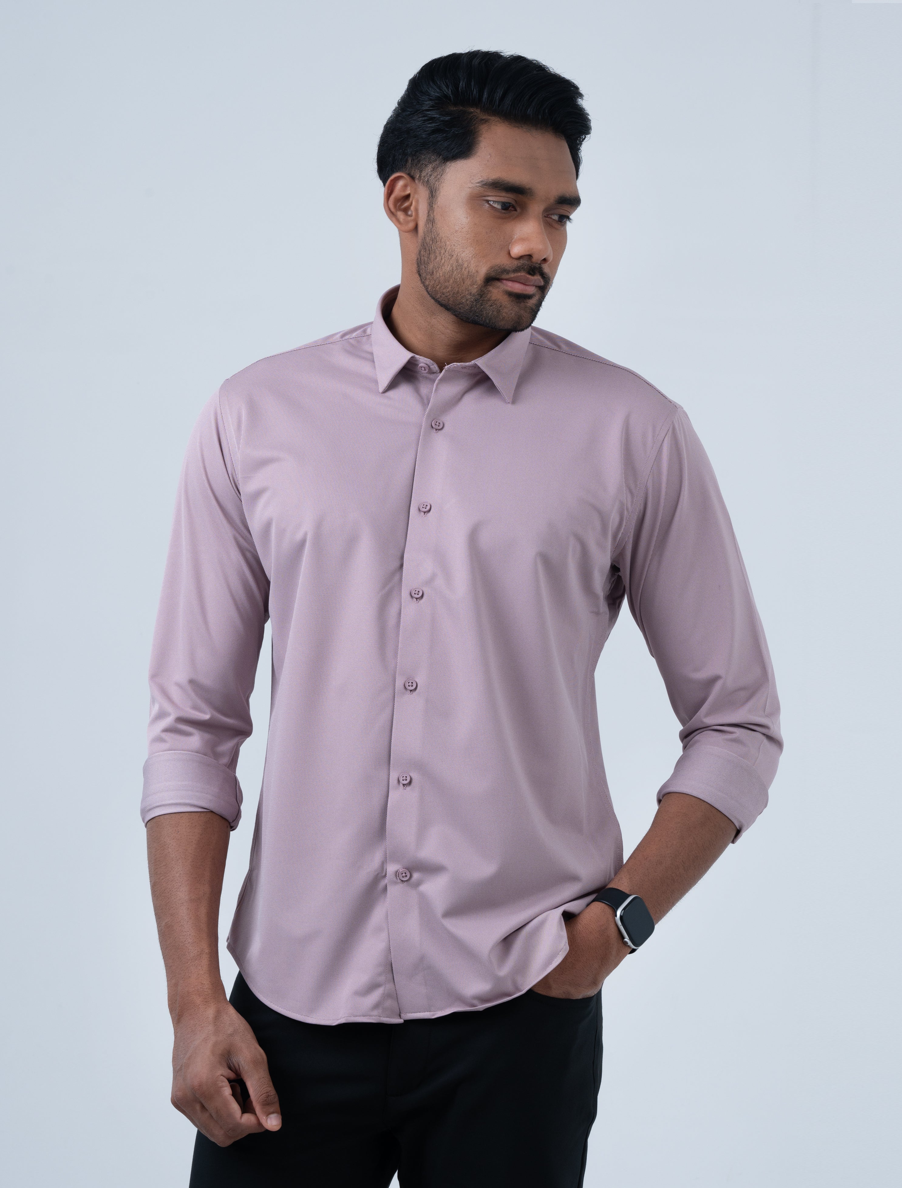 Vantage Tech Pro Slim Fit Long Sleeve Men’s Shirt