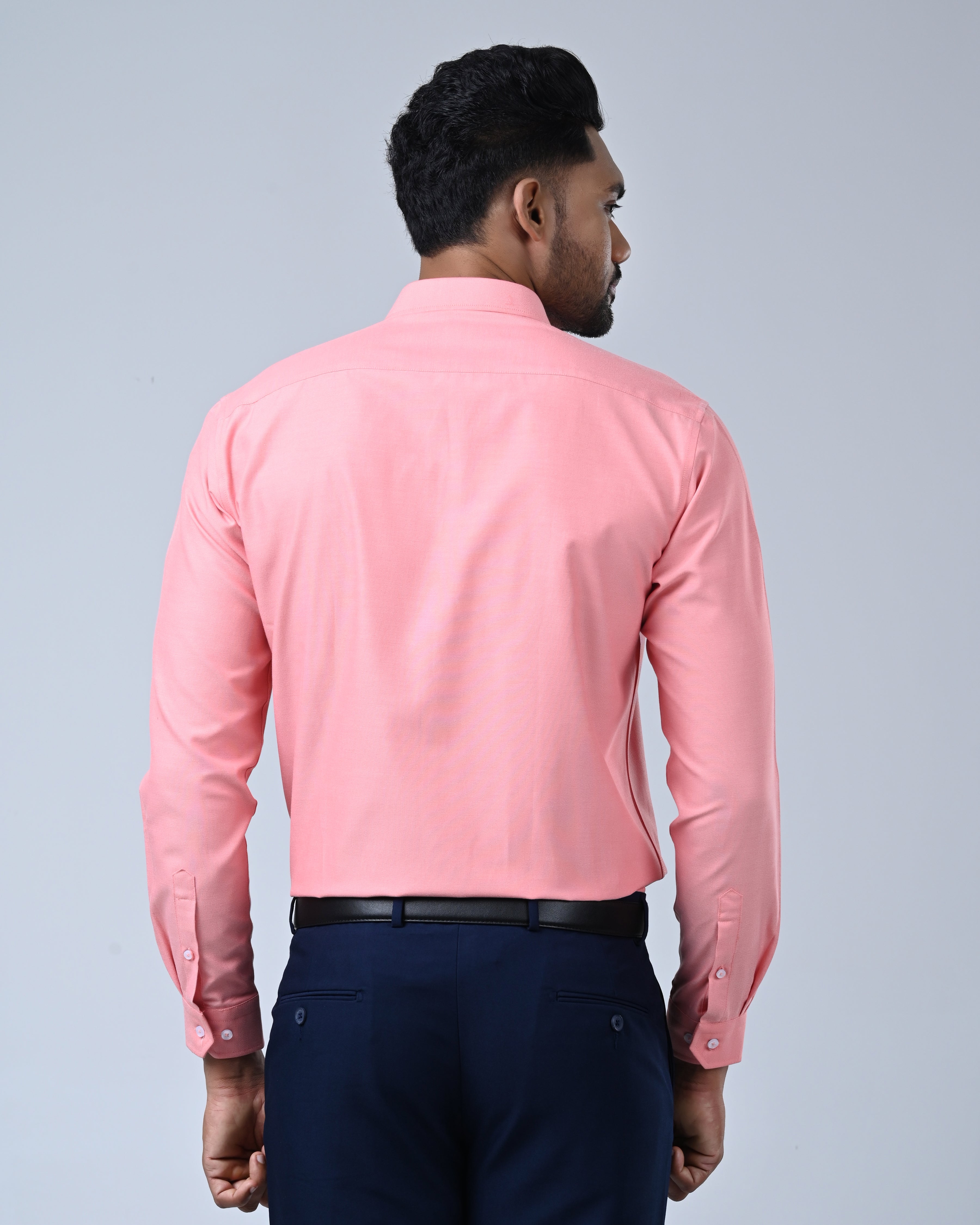 Vantage Business Oxford Slim Fit Long Sleeve Mens Shirt