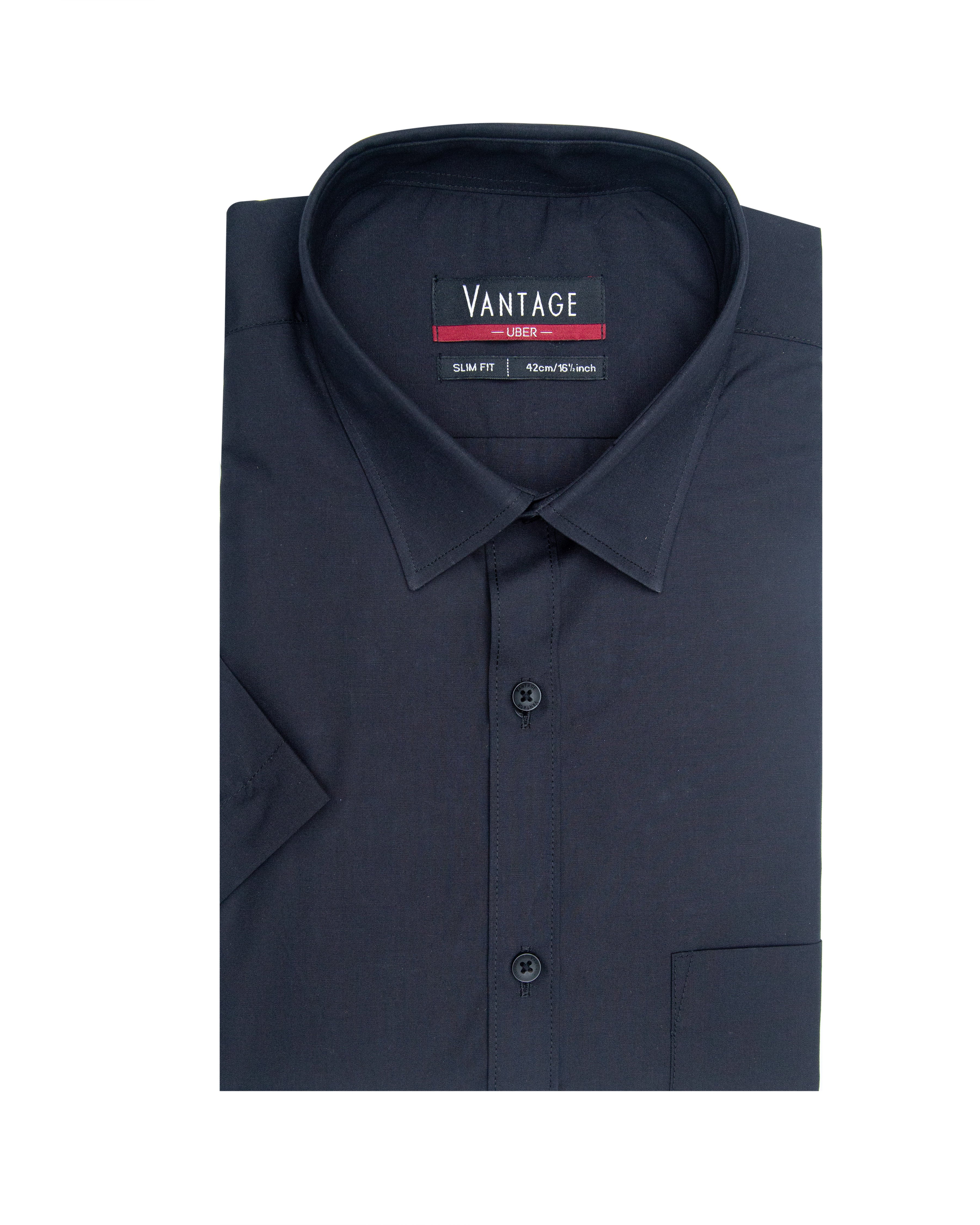 Vantage Uber Slim Fit Short Sleeve Men’s Shirt