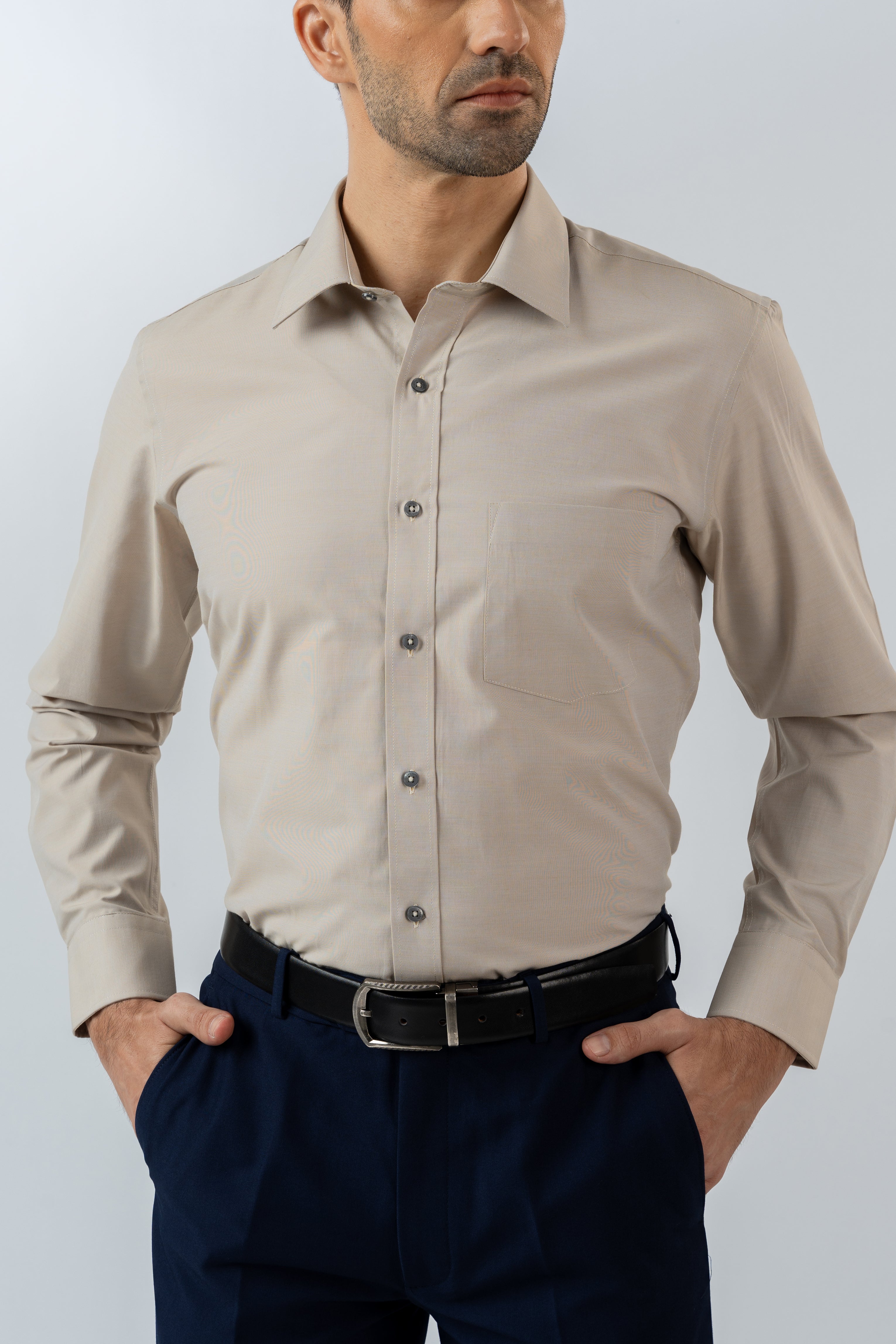 Vantage Business Slim Fit Long Sleeve  Mens Shirt