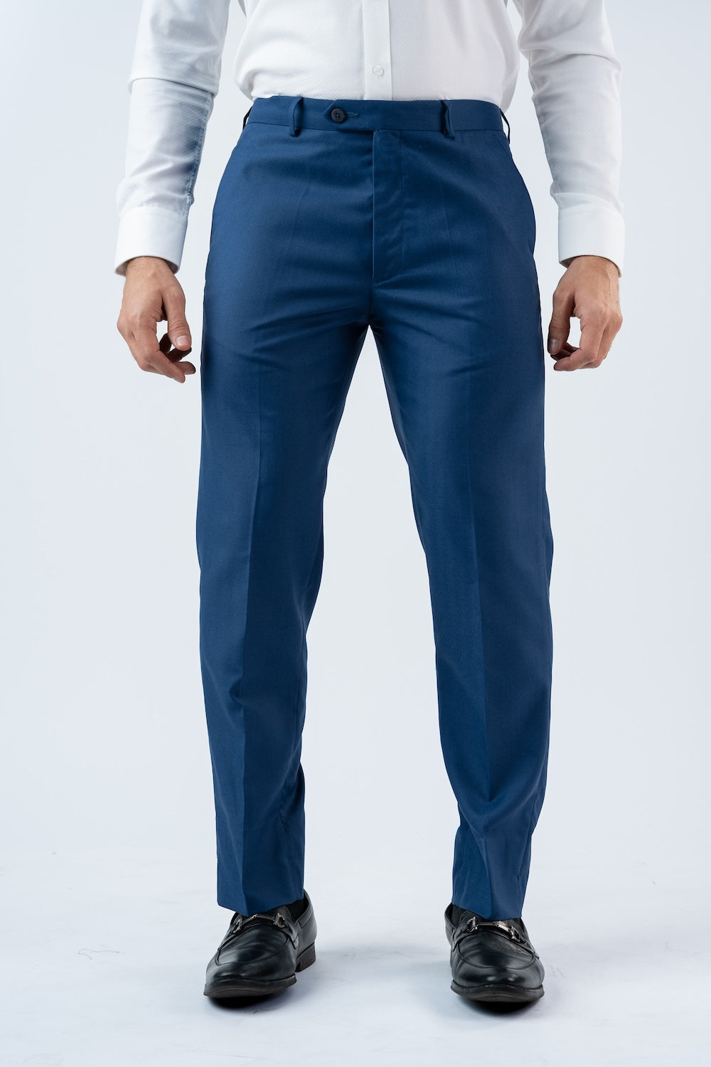 Vantage Blue Ultra Slim Fit Set sail - Blue Formal Wear Trouser